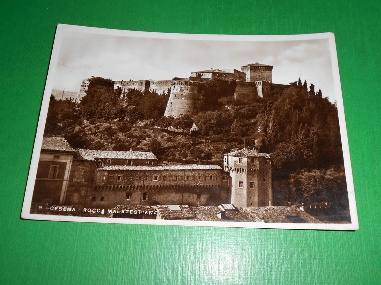 Cartolina Cesena - Rocca Malatestiana 1937.