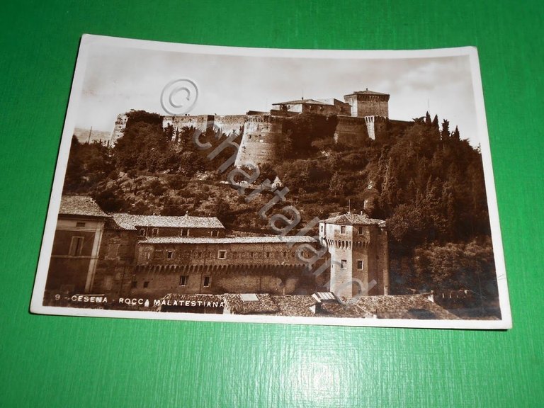 Cartolina Cesena - Rocca Malatestiana 1937.