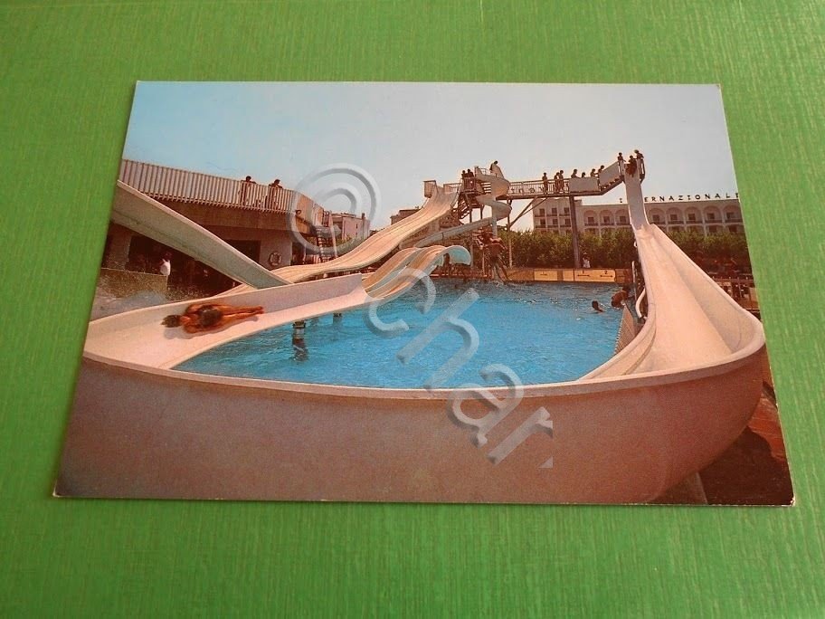 Cartolina Cesenatico - Bagno - Piscina "I Quattro Venti" 1970 …
