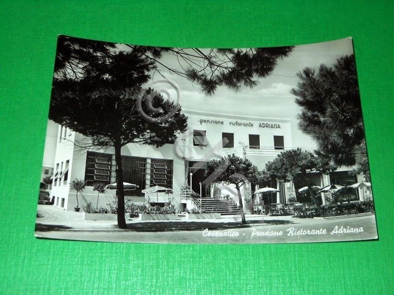 Cartolina Cesenatico - Pensione Ristorante Adriana 1950 ca.
