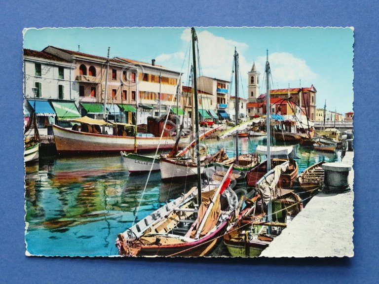 Cartolina Cesenatico - Porto Canale - 1962 | Immagine Gallery 3