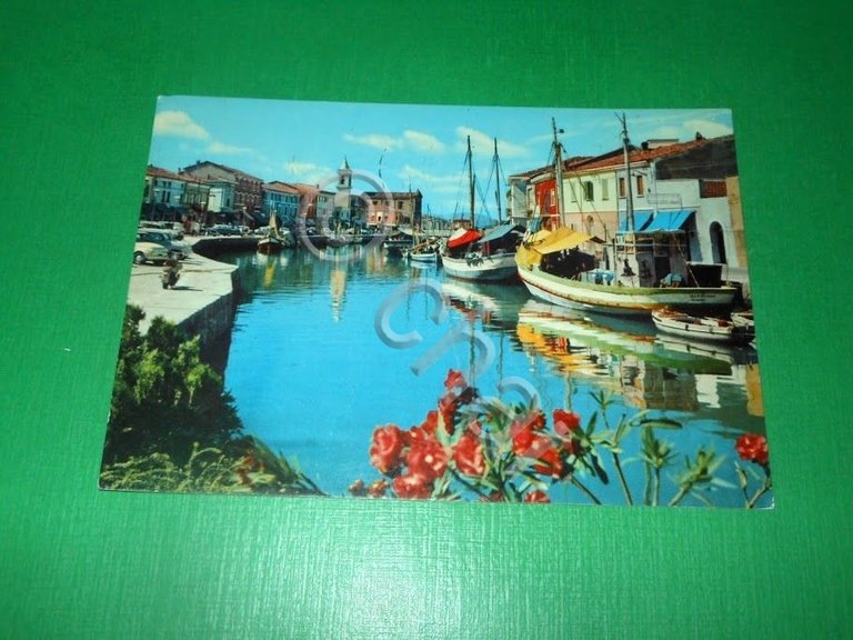 Cartolina Cesenatico - Porto Canale 1969