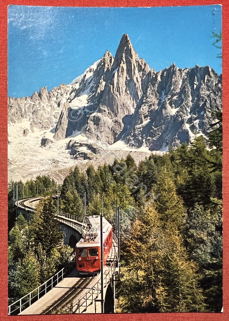 Cartolina Chamonix Mont Blanc - Train pour Montenvers et l'Aiguille …