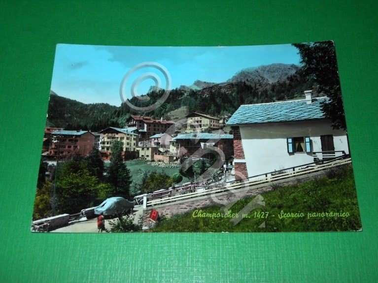 Cartolina Champorcher - Scorcio panoramico 1964