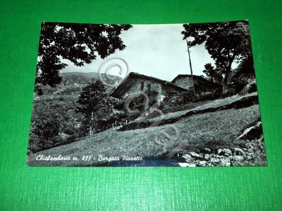 Cartolina Chialamberto - Borgata Pionetto 1964.