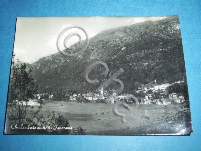 Cartolina Chialamberto - Panorama generale 1953