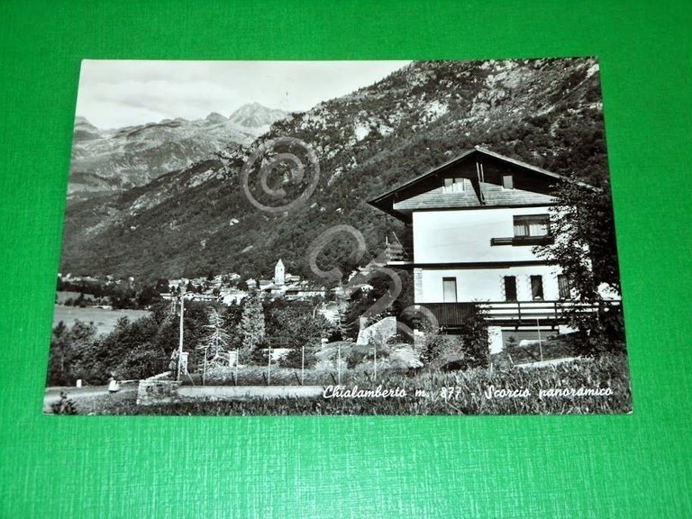 Cartolina Chialamberto - Scorcio panoramico 1965.