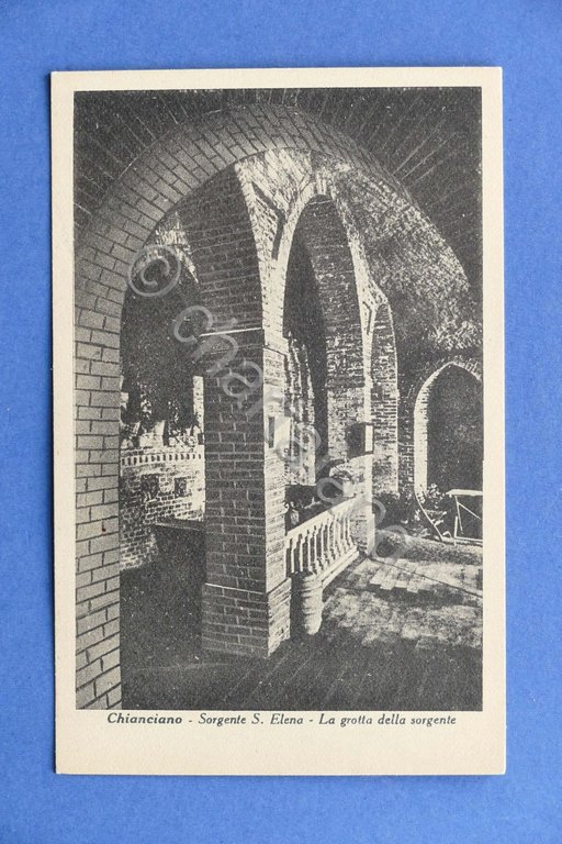 Cartolina Chianciano - Sorgente S. Elena - 1930 ca.