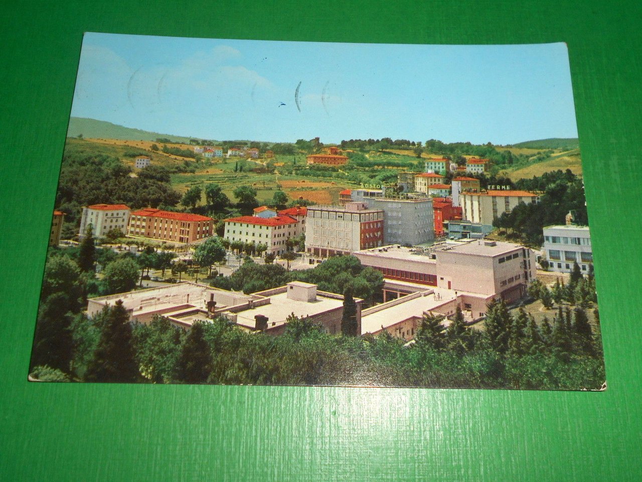 Cartolina Chianciano Terme - Panorama 1962.