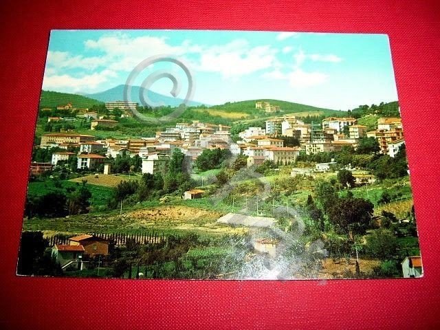Cartolina Chianciano Terme - Panorama parziale 1960 ca.