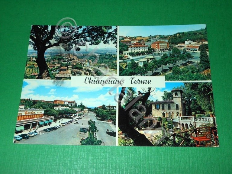 Cartolina Chianciano Terme - Vedute diverse 1962.
