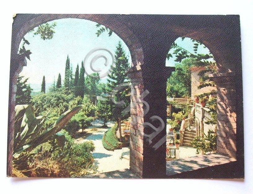 Cartolina Chianciano Terme Parco Sorgente S. Elena 1960.