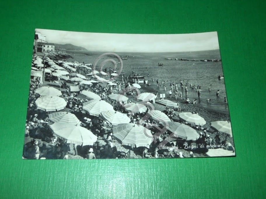 Cartolina Chiavari - Bagni di ponente 1964 | Immagine principale