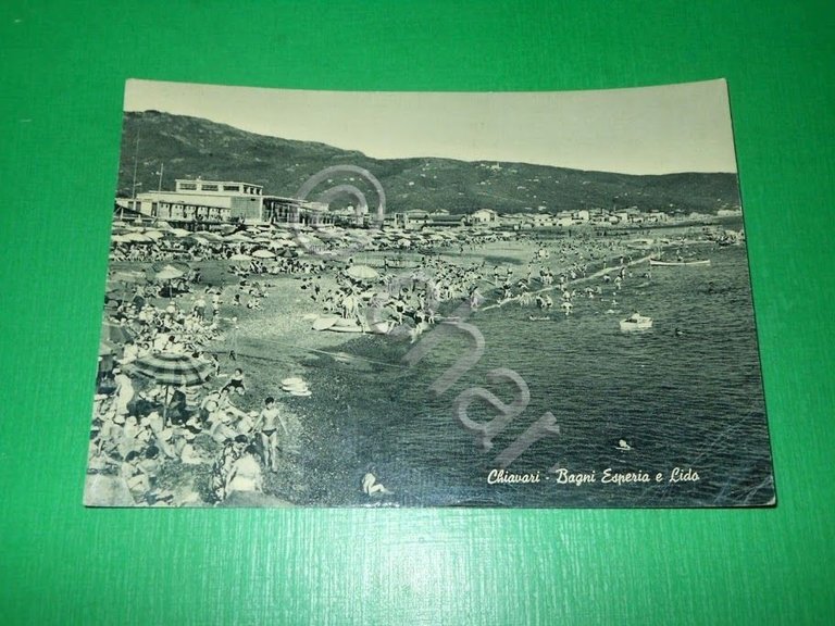 Cartolina Chiavari - Bagni Esperia e Lido 1960 ca