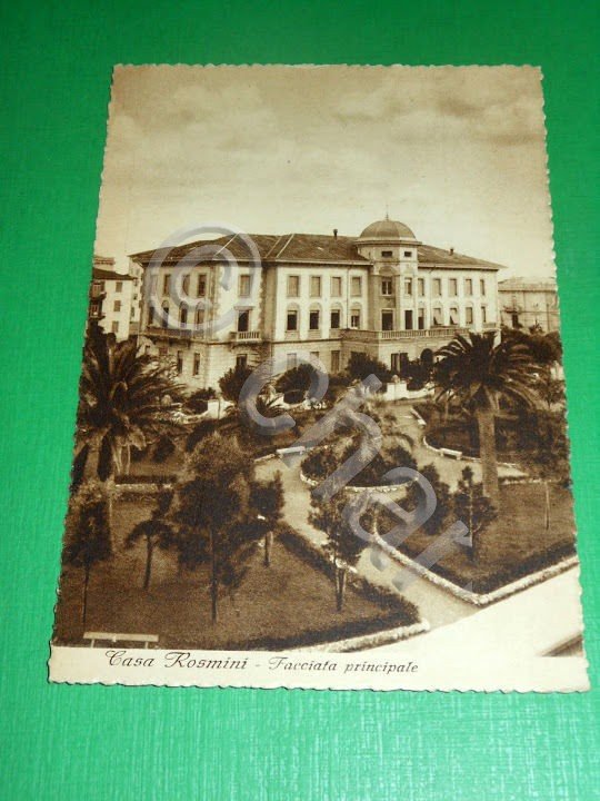 Cartolina Chiavari - Casa Rosmini - Facciata principale 1940 ca