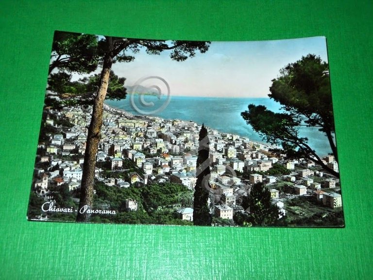 Cartolina Chiavari - Panorama 1952
