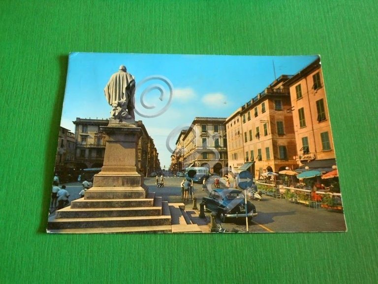 Cartolina Chiavari - Piazza Matteotti 1966.