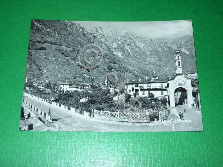 Cartolina Chiavenna - Porta S. Maria 1960 ca