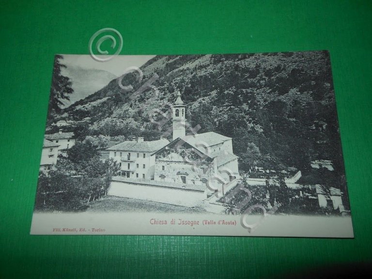 Cartolina Chiesa di Issogne ( Valle d' Aosta ) - …
