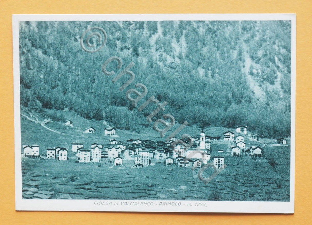Cartolina Chiesa in Valmalenco - Primolo - 1940 ca..