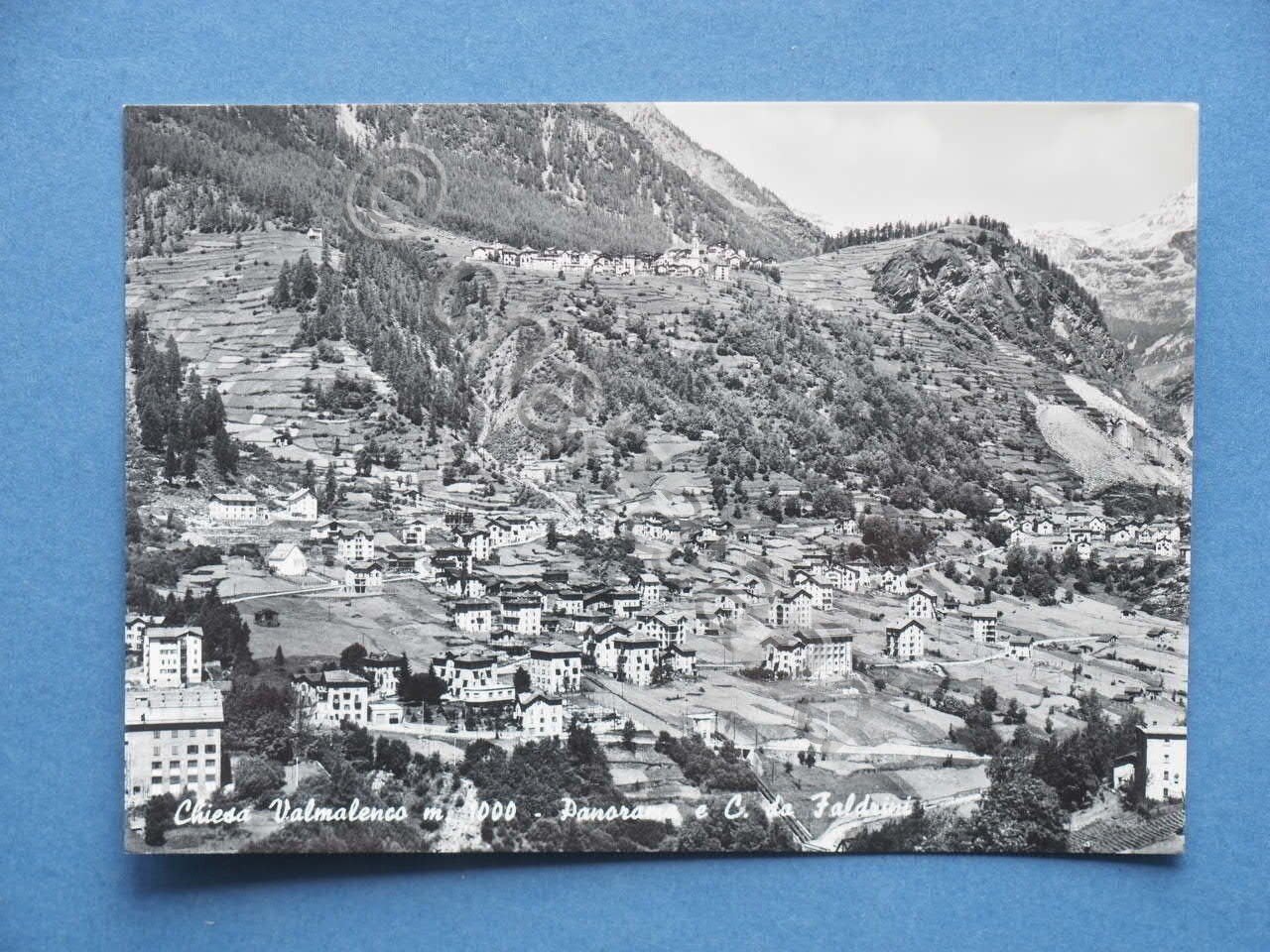 Cartolina Chiesa Valmalenco - Panorama e C. da Faldrini - …