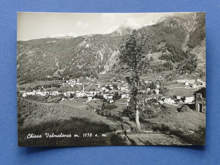 Cartolina Chiesa Valmalenco - Scorcio Panoramico - 1960 ca.. | Immagine Gallery 1