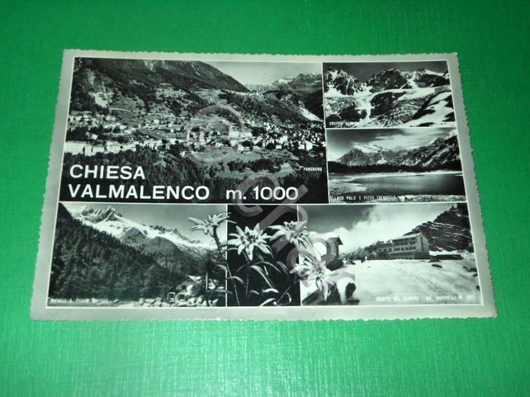 Cartolina Chiesa Valmalenco - Vedute diverse 1975 | Immagine Gallery 2
