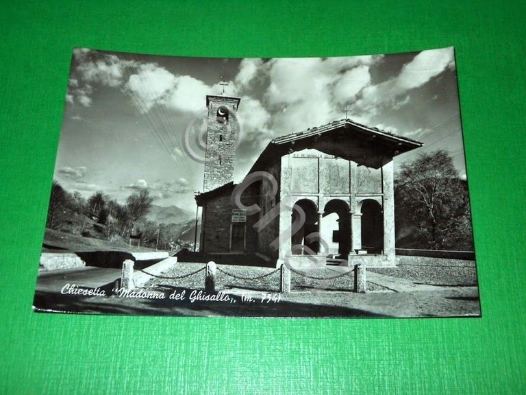Cartolina Chiesetta Madonna del Ghisallo 1955 ca.