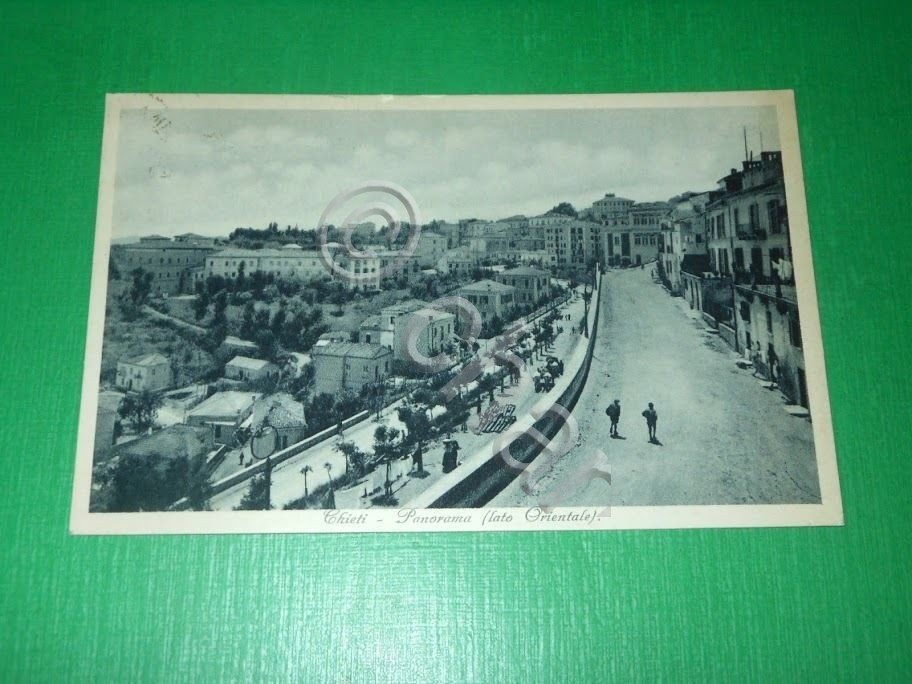 Cartolina Chieti - Panorama ( lato Orientale ) 1933.