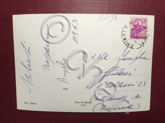 Cartolina Chieti Pietragrossa - 1963