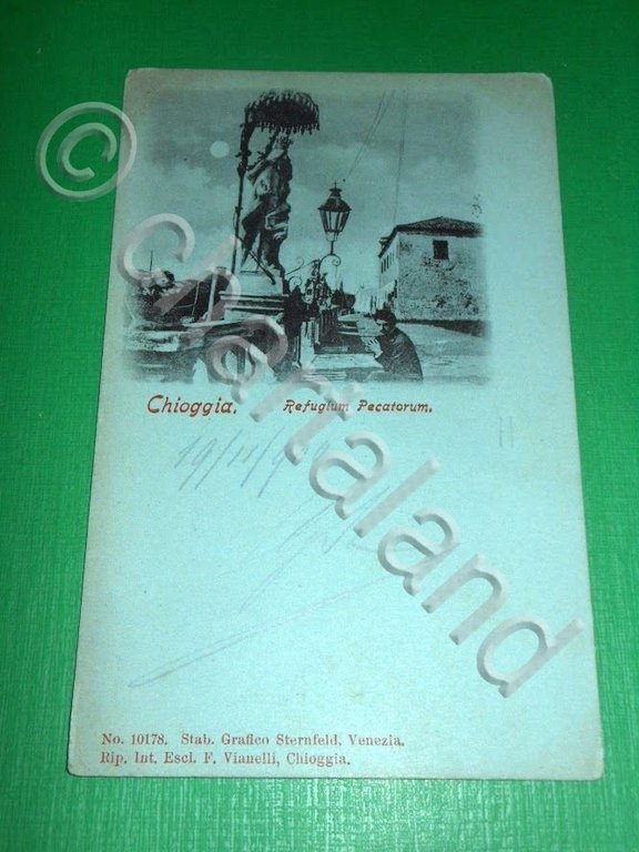 Cartolina Chioggia - Refugium Pecatorum 1900