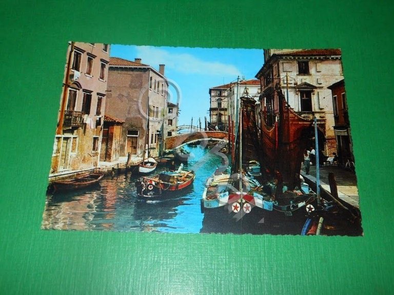 Cartolina Chioggia pittoresca - Canal Vena 1960 ca | Immagine Gallery 2