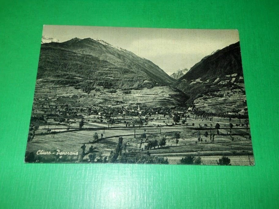 Cartolina Chiuro - Panorama 1955 ca.