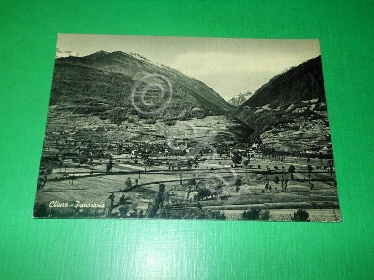 Cartolina Chiuro - Panorama 1955 ca.