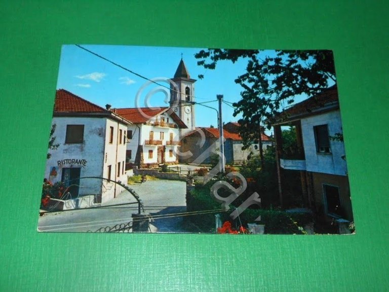 Cartolina Cimaferle - Particolare con Chiesa Parrocchiale 1970 ca