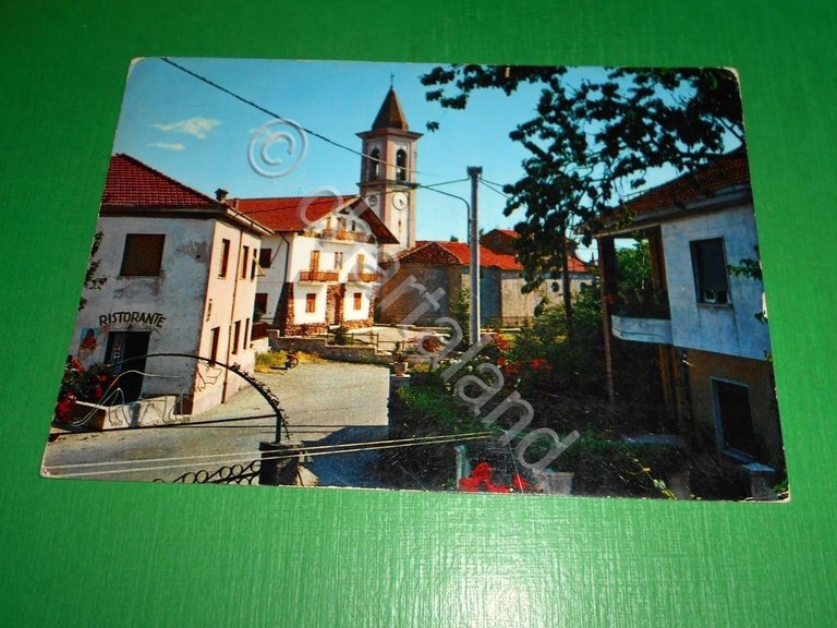 Cartolina Cimaferle - Particolare con Chiesa Parrocchiale 1971.