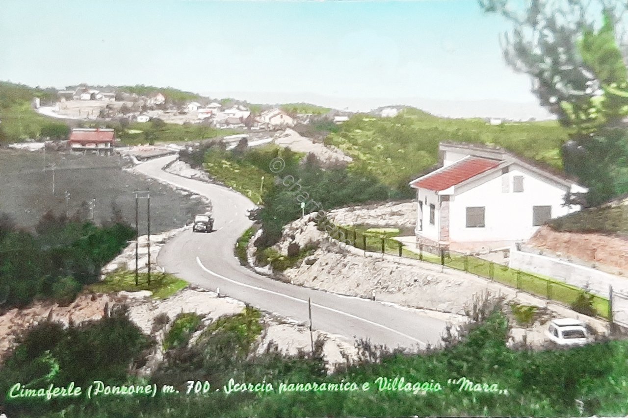 Cartolina Cimaferle - Ponzone - Scorcio Panoramico e Villaggio Mara …