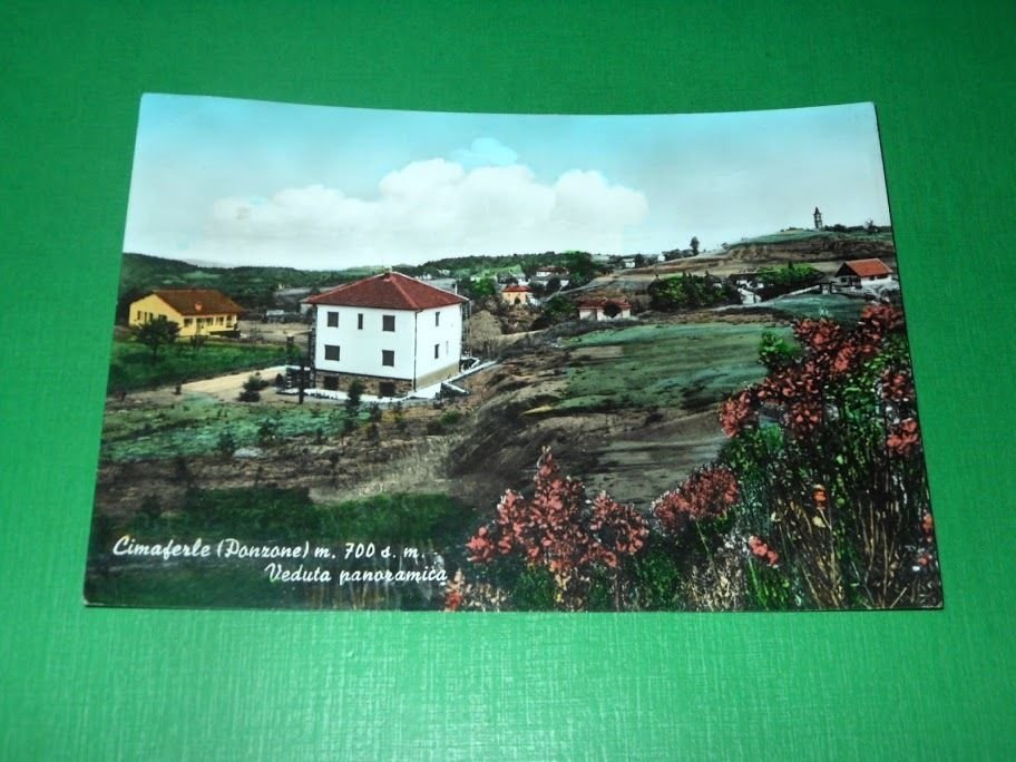 Cartolina Cimaferle ( Ponzone ) - Veduta panoramica 1967.