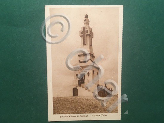 Cartolina Cimitero Militare di Redipuglia - Cappella Votiva - 1930 …