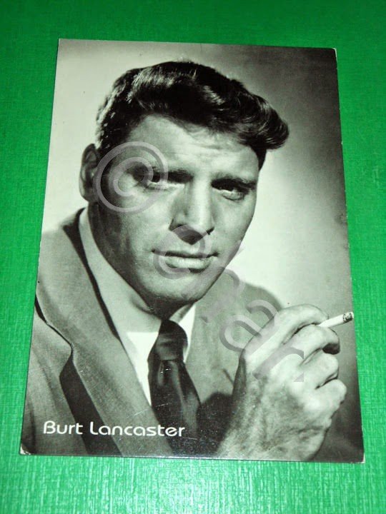 Cartolina Cinema - Attore Burt Lancaster 1960 ca
