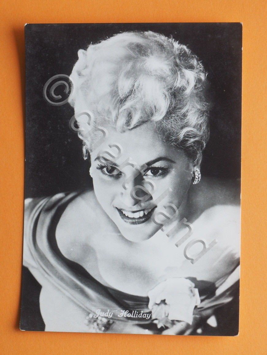 Cartolina Cinema - Attrice Judy Holliday - anni '50.