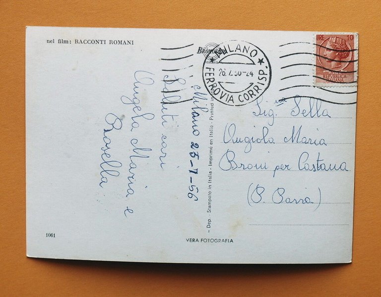 Cartolina Cinema - Attrice Maria Pia Casillo nel film Racconti …