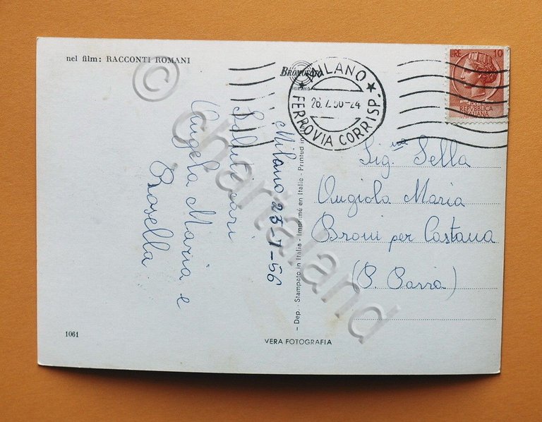 Cartolina Cinema - Attrice Maria Pia Casillo nel film Racconti …