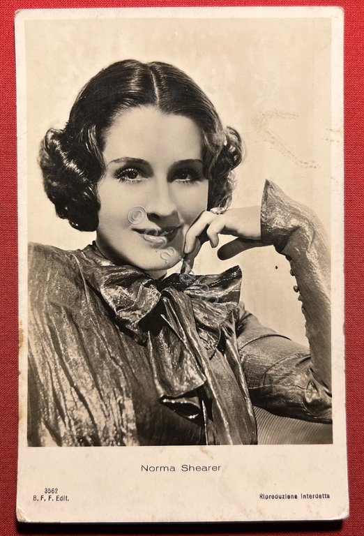 Cartolina Cinema - Attrice Norma Shearer - 1930 ca.