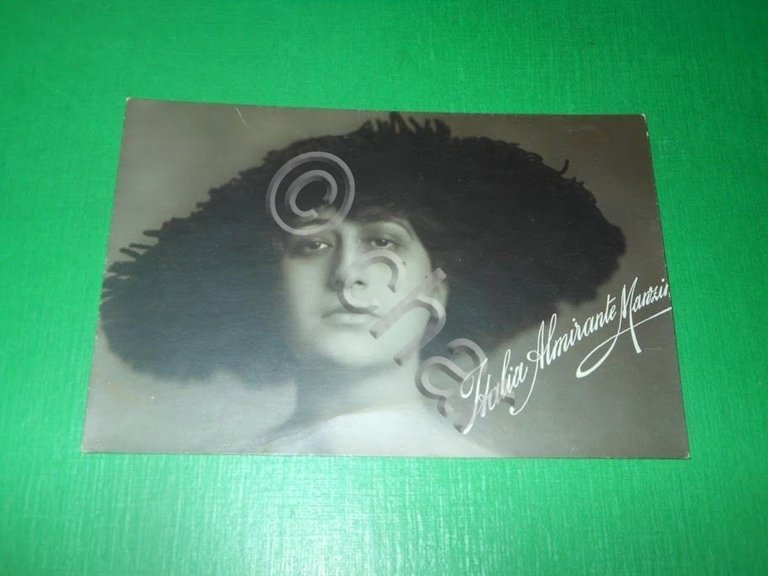 Cartolina Cinema Film - Attrice Italia Almirante-Manzini 1890 / 1941.