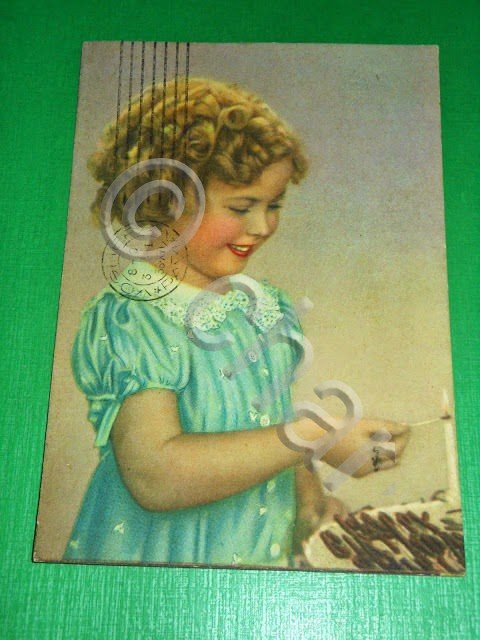 Cartolina Cinema Film - Ritratto di Shirley Temple ( Riccioli …