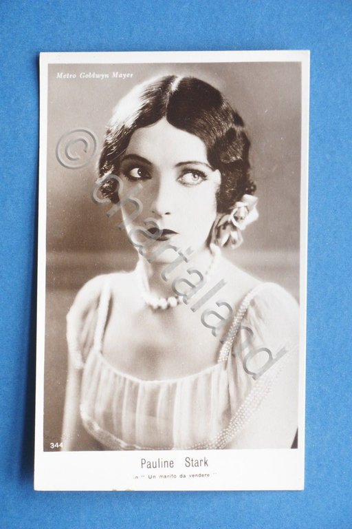 Cartolina Cinema Muto - Pauline Starke nel film Un marito …