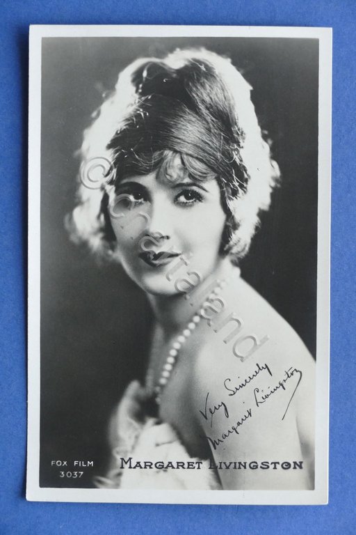 Cartolina Cinema muto Attrice Margaret Livingston - Anni '20.
