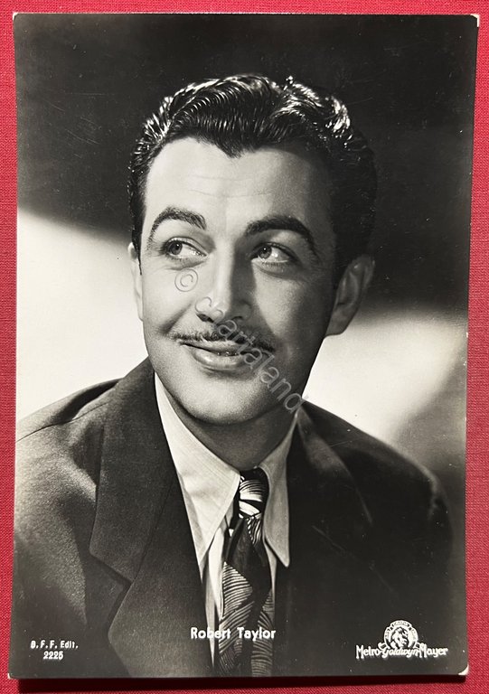 Cartolina Cinema Teatro - Attore Robert Taylor - 1950 ca.