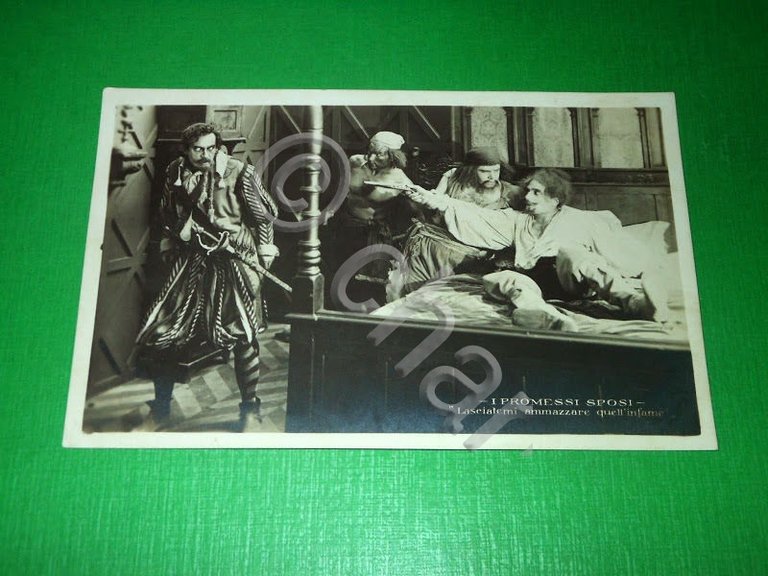 Cartolina Cinema Teatro - I promessi sposi - Una scena …